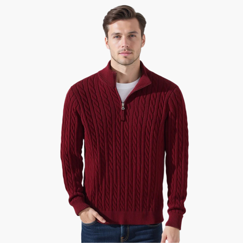 CONSTANCE - Half Zip Sweater