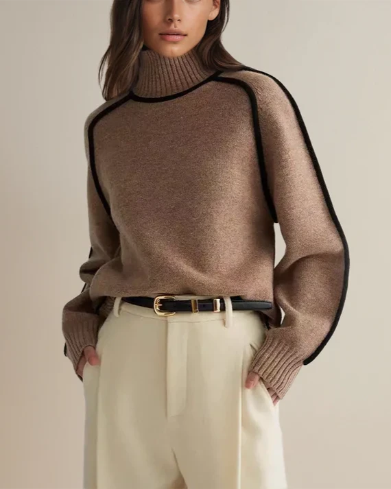Emilie - Soft Cashmere Turtleneck