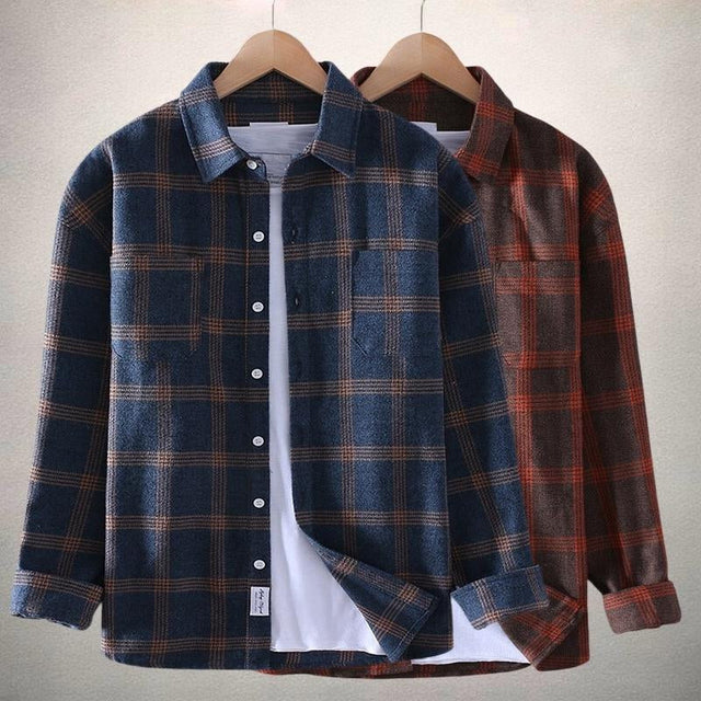 Timberline - Rustic Plaid Flannel Shirt