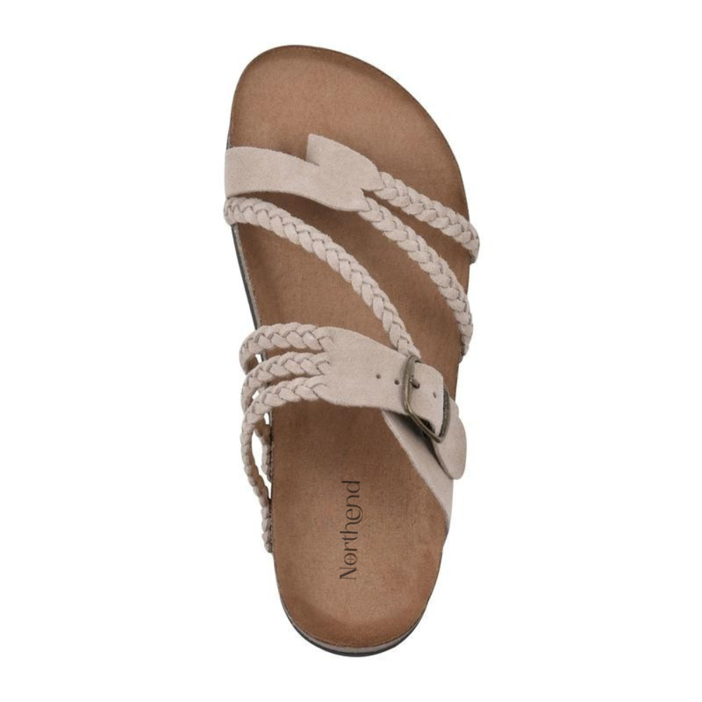 HAILEY | Braided Cork Sandals
