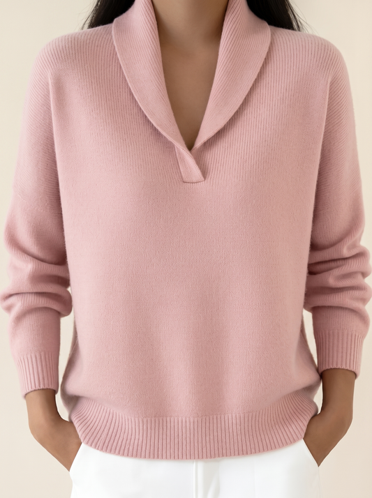 EVELYN | Classic V-Neck Knit Jumper