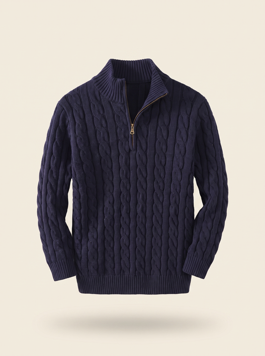 CONSTANCE | Half Zip Sweater