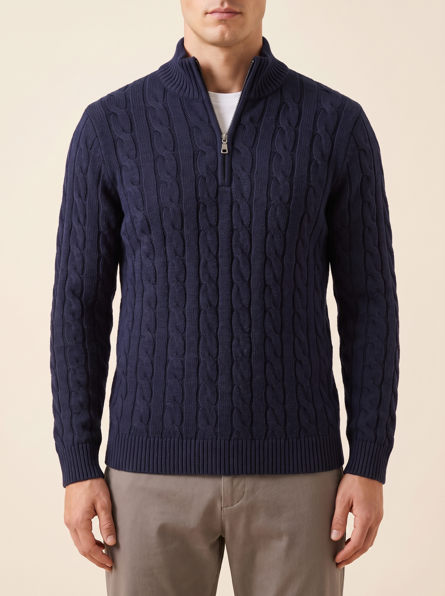 CONSTANCE | Half Zip Sweater