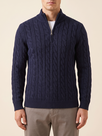 CONSTANCE | Half Zip Sweater