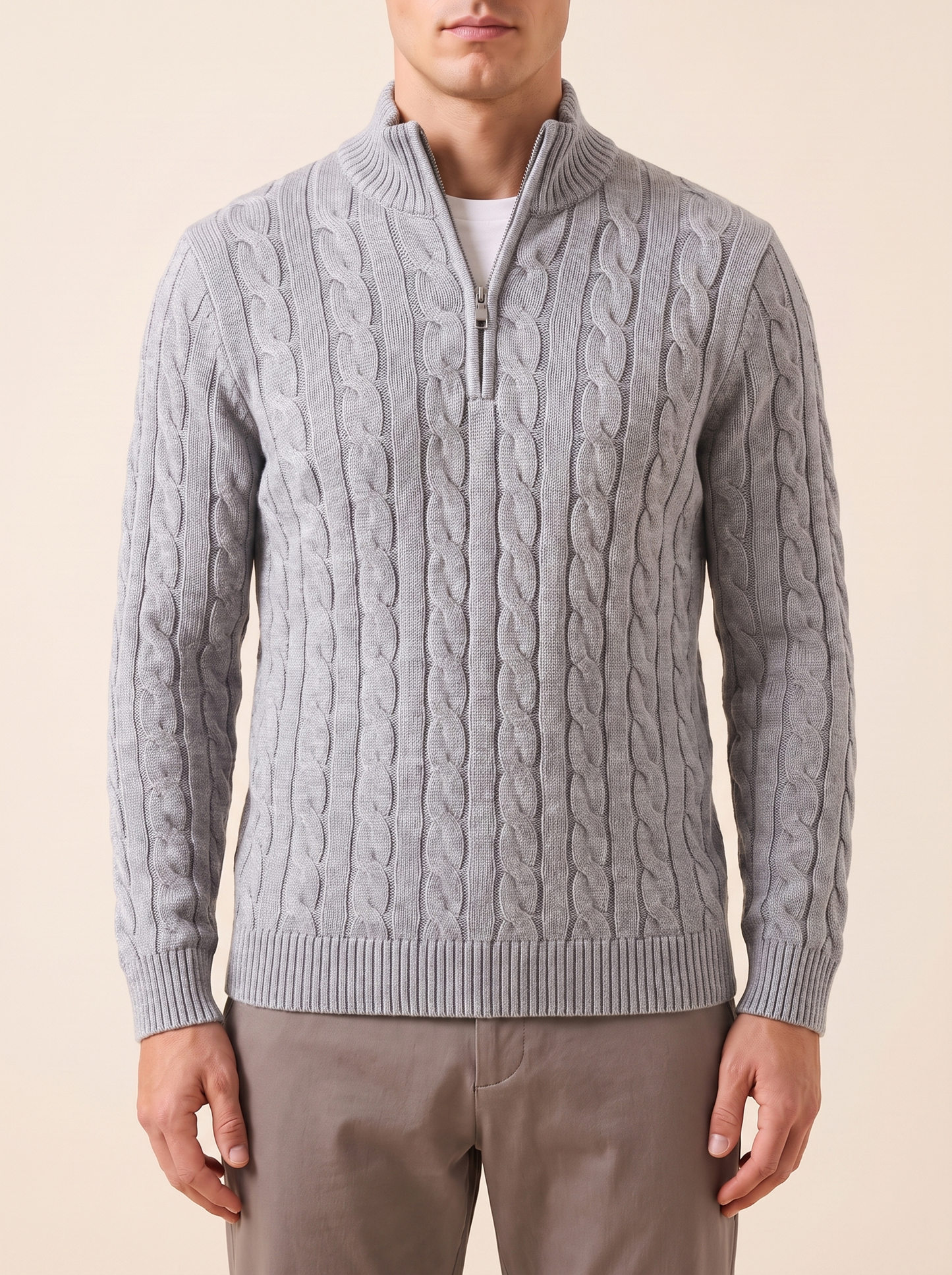 CONSTANCE | Half Zip Sweater