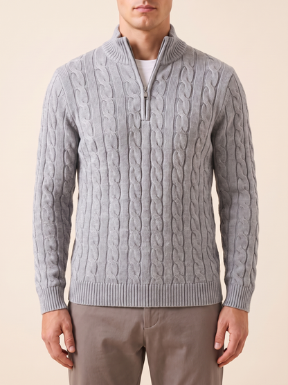 CONSTANCE | Half Zip Sweater